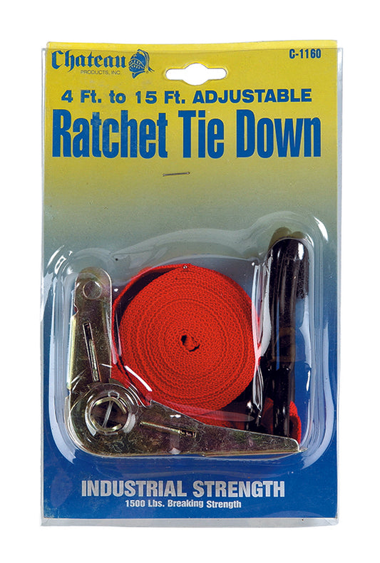 Ratchet Tie-Down, 15'